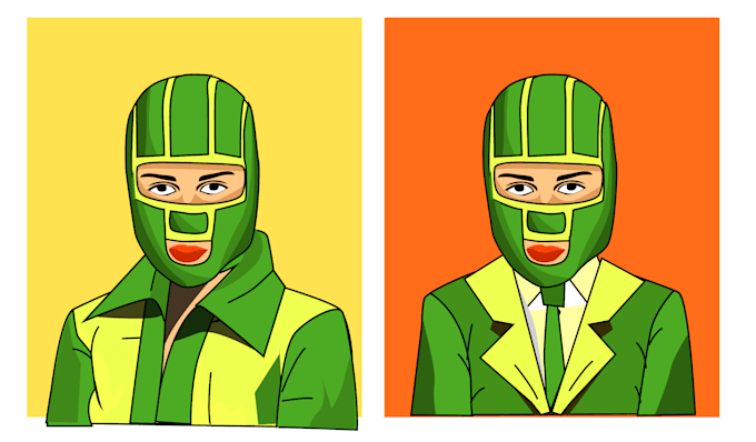 draw custom mascot cartoon avatar for nft