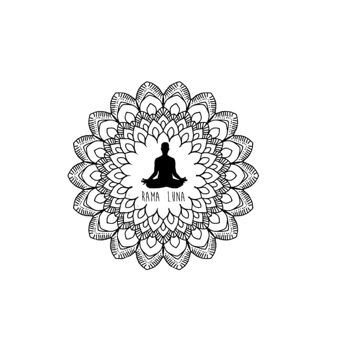 Design a nature based logo for rama luna center for yoga and well being