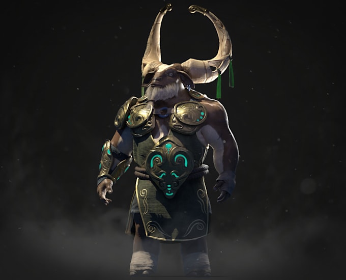 model and texture 3d characters for video games