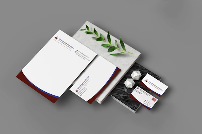 create business card, letterhead and envelope design