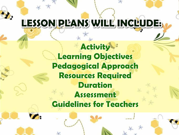 design lesson plans for early childhood education