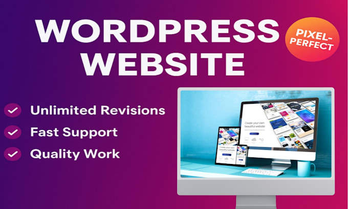 create a professional wordpress website for small businesses