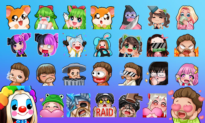 draw custom emotes for your twitch channel less than 24hours