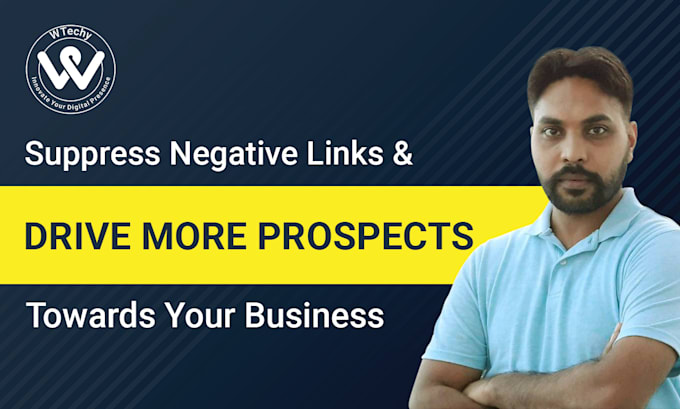 do online reputation management and push down negative links and content