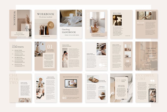 design an ebook, course, lead magnet, guide