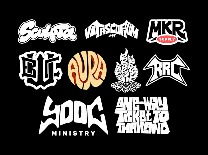 design elegant your typography text dj band music company