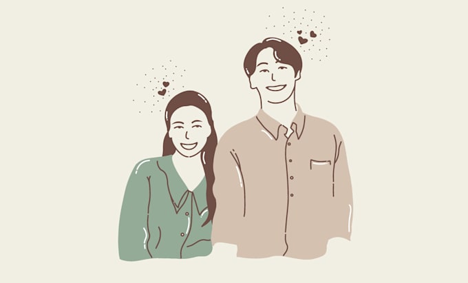 draw a simple line art from your photo