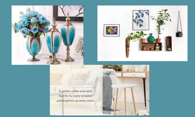 write SEO home decor product descriptions