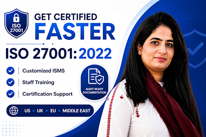 provide end to end iso 27001 certification support and consultation