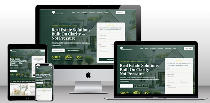 build your real estate investor wholesale and lead generation website website