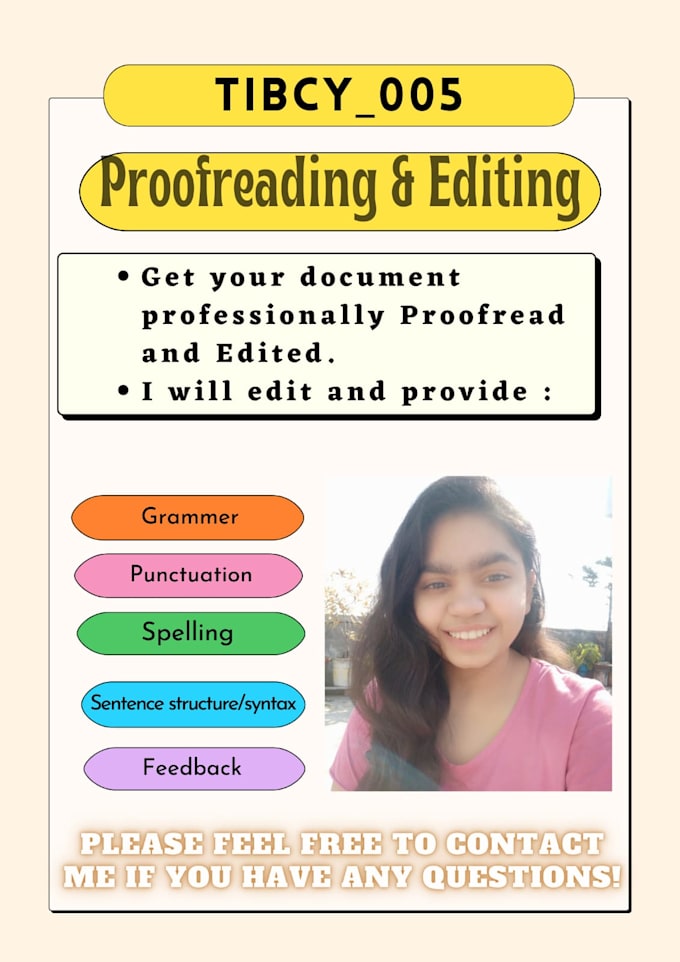 deliver a professionally proofread and edited file