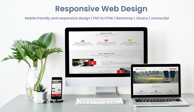 Design a fully responsive website with bootstrap by Fatima92090 | Fiverr