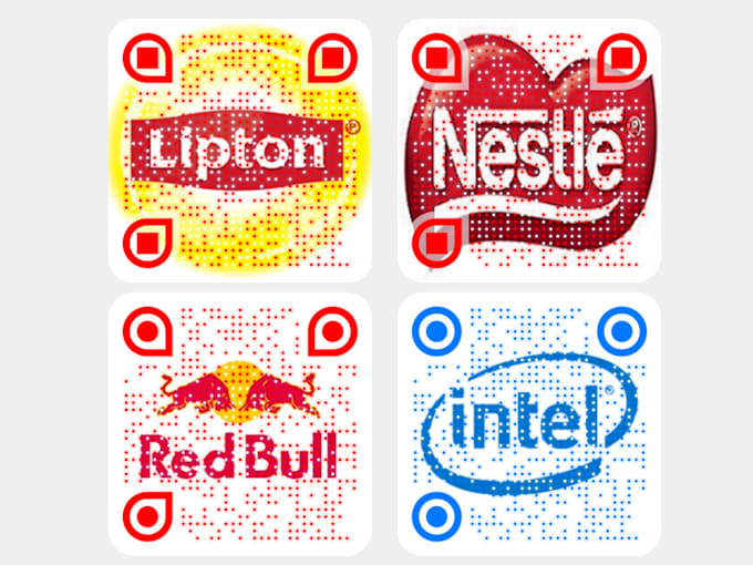 create a professional custom qr code design with your logo, image