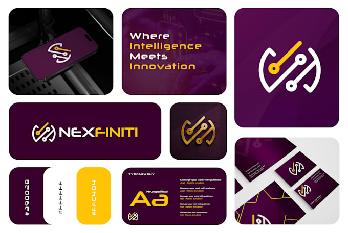 create a custom brand logo design and brand identity