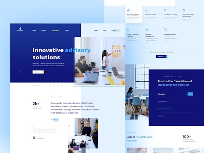 develop amazing business, blog, portfolio, resume website