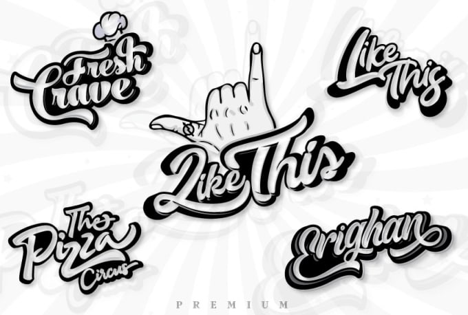 Design unique typography lettering and dj metal band logo by ...