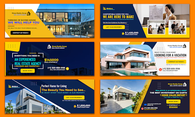 do an real estate facebook banner, instagram flyer design