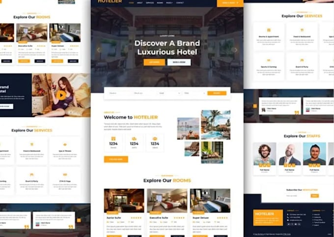 build a hotel and travel booking website with calendar sync