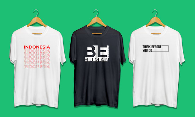 trendy minimalist typography tshirt design
