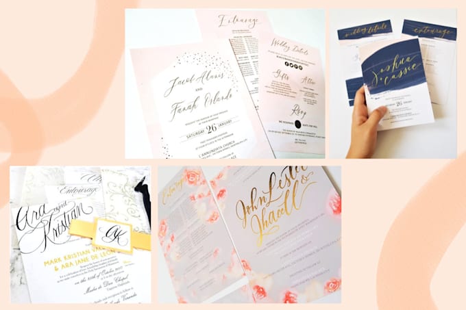 design calligraphy names for wedding