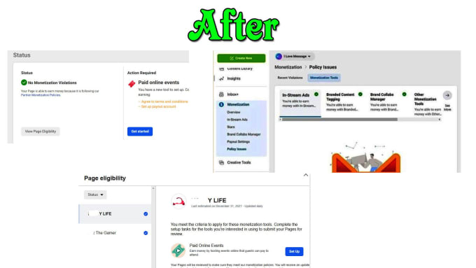 green your facebook page policy issue