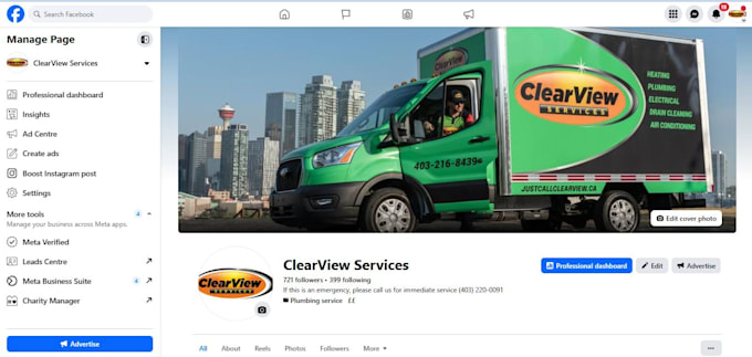 do facebook page creation or do business page setup