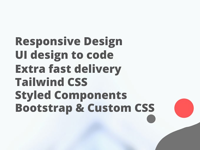 build a react js, next js or gatsby js website for you