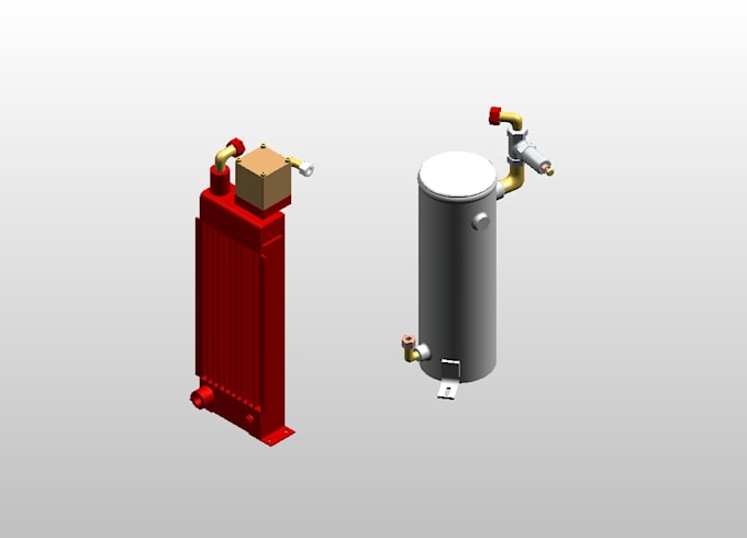 make 3d unique industrial models with solid edge and autocad
