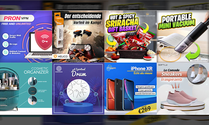 Design high converting facebook and instagram ads by Leorubiano | Fiverr
