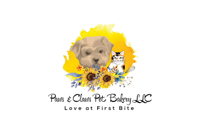 create custom pet logo design for pet shop grooming brand