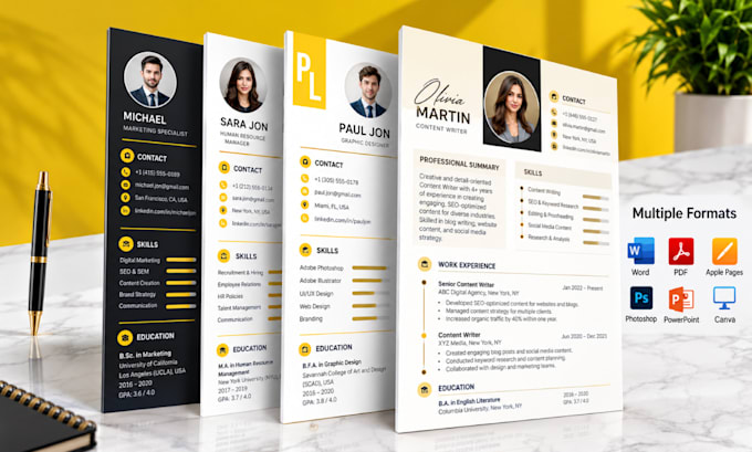 professionally write and upgrade your resume