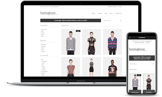 build ecommerce online store using woo commerce or shopify