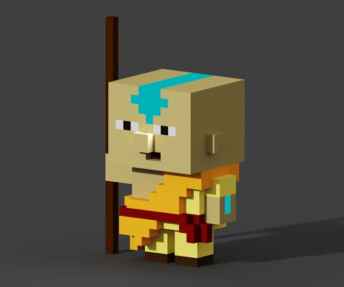 make 3d voxel art models