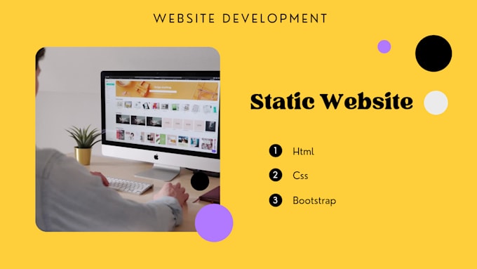 Create static website using html css bootstrap by Irfan_khan2 | Fiverr