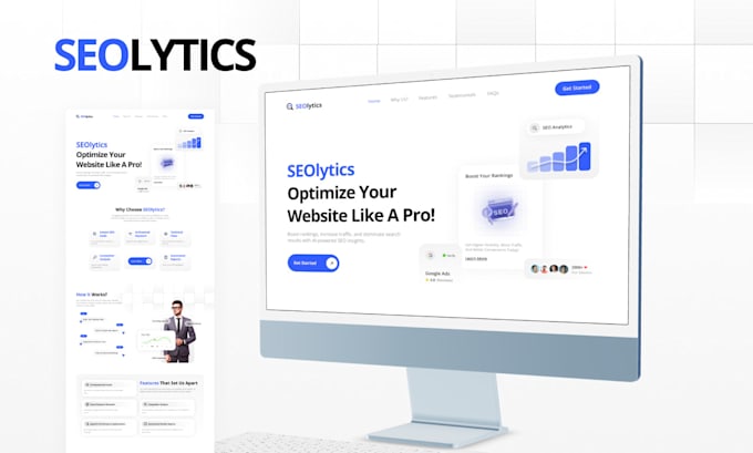 do custom figma website design, figma design, website ui ux