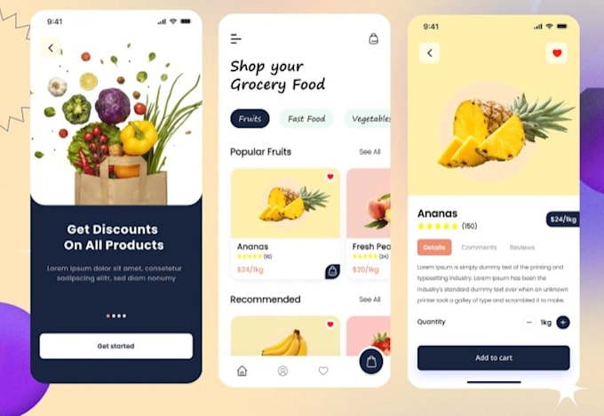 revamp and redesign mobile app or web app in figma
