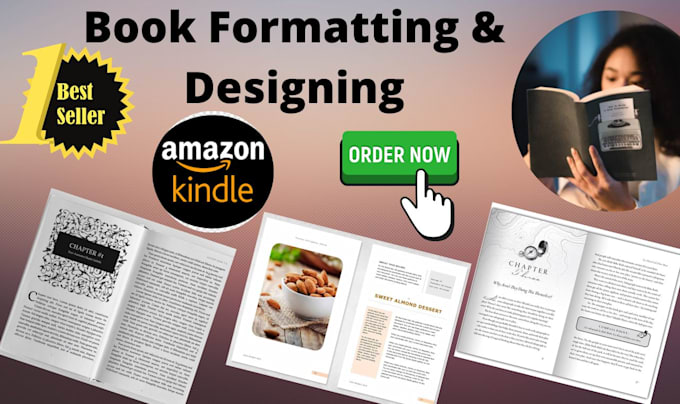 format your book, ebook and paperback for amazon kindle