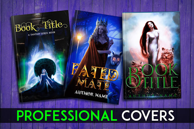 design fantasy book design or ebook cover design