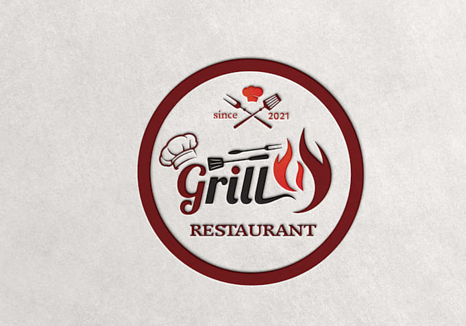 do creative ice cream, bbq ,fast food and restaurant logo