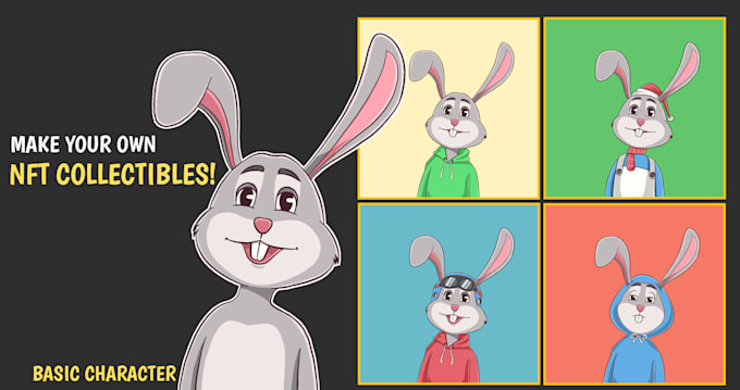 create nft art character and generated 10,000 for your collection