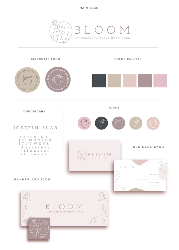 design hand drawn logo and brand identity
