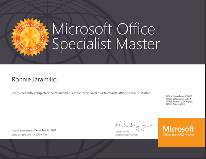 be your microsoft word specialist