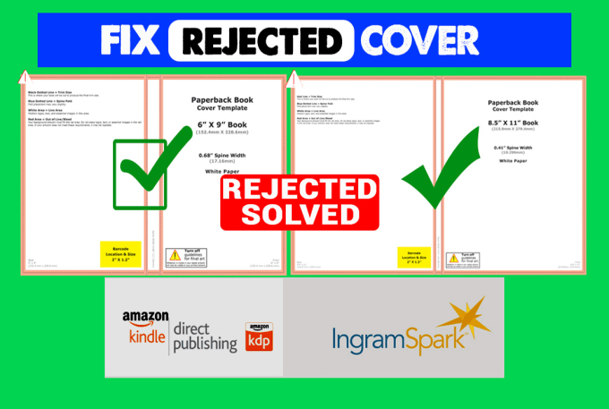 Fix Error Edit Modify Resize Format Edit Book Cover Amazon Kdp Manuscript By 