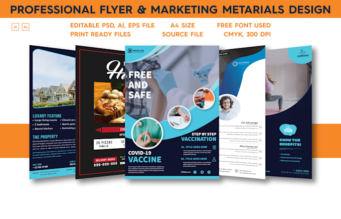 create flyers design urgently within 12 hours