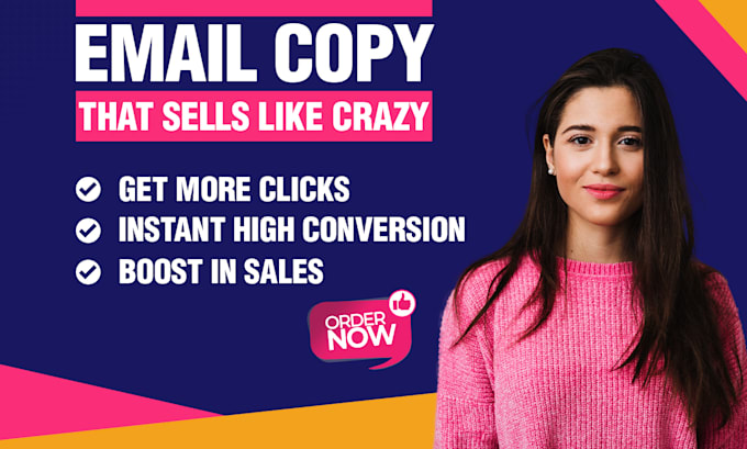 do sales email copywriting for sales email sequences and cold campaigns