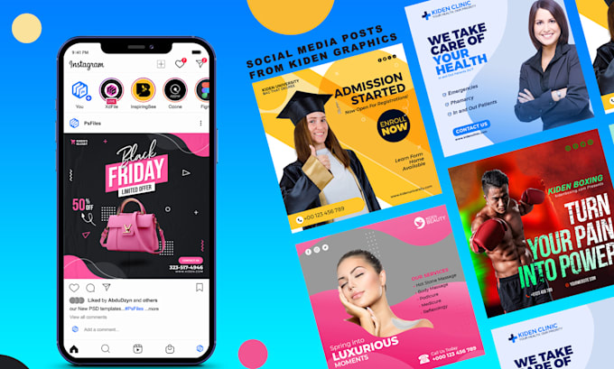 design amazing social media posts