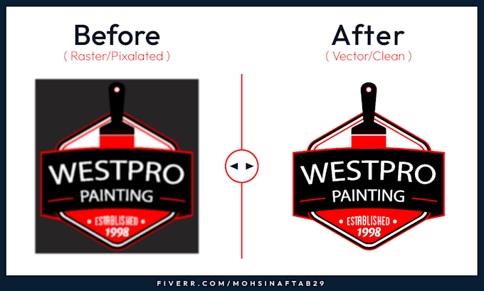 vectorize, retrace, recreate, modify, color changing of logo image any artwork