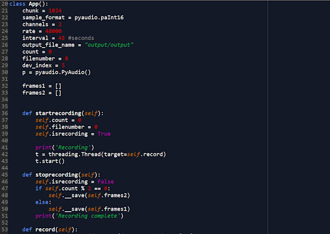 Create a python program by Colbyblaine | Fiverr
