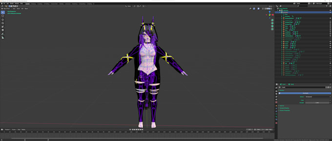 help with blender on a vrchat avatar