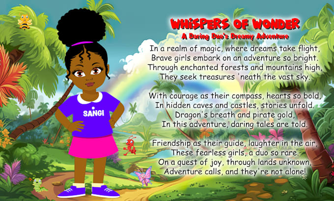 create awesome children book illustrations and covers